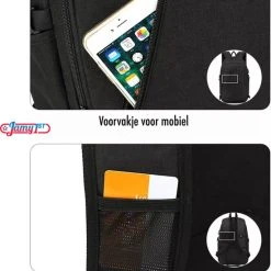 Groothandel ⭐ JAMY First Rugzak Anti Diefstal - Rugzak Meisjes - Kerst Cadeau - Rugzak Jongens - USB En Headphone - Laptop - Black Friday ⌛ -New Rebels shop 550x628 4