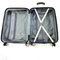 Groothandel ???? AATravel XL Reiskoffer - Trolley ABS - Met Dubbele Wielen - 75 Cm - 94 Liter - Zwart ???? -New Rebels shop 550x631 6