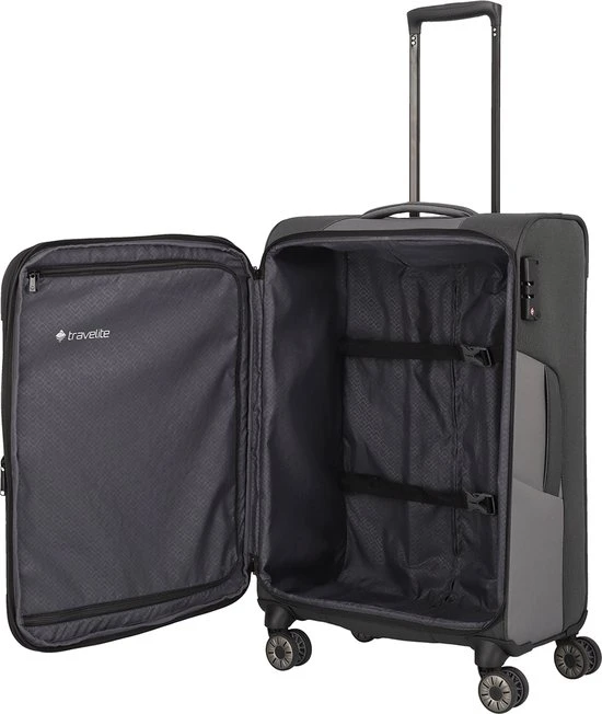 Begroting ???? Travelite Zachte Koffer / Trolley / Reiskoffer - Viia - 67 Cm (medium) - Grijs ✨ 12 Begroting ???? Travelite Zachte Koffer / Trolley / Reiskoffer - Viia - 67 Cm (medium) - Grijs ✨ - Afbeelding 10