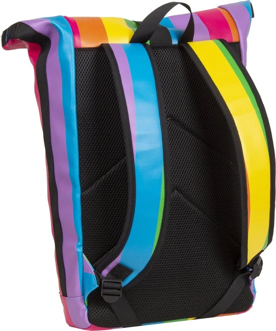 Beste Verkoop ???? New Rebels® Mart - Rugtas - Regenboog - Waterbestendig - Roll-top - 151413121087.9 - 35x10x46cm - Rugzak / ???? Backpack ⌛ 5 Beste Verkoop ???? New Rebels® Mart - Rugtas - Regenboog - Waterbestendig - Roll-top - 151413121087.9 - 35x10x46cm - Rugzak / ???? Backpack ⌛ - Afbeelding 3