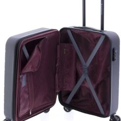 Flash-uitverkoop ???? Gladiator Mambo S ???? Handbagage Koffer Expandable - 55 Cm - TSA Slot - Zwart ???? -New Rebels shop 550x661 1