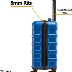Beste deal ???? Cabin Max CabinMax ???? Handbagage Koffer - Trolley 30L - Harde Reiskoffer - 45x36x20cm - Lichtgewicht - Groot Capaciteit - Aegean Blue ???? -New Rebels shop 550x663 3