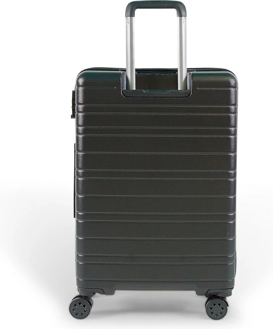 Beste Verkoop ✔️ ©TROLLEYZ - Amsterdam No.9 - Reiskoffer 69cm Met TSA Slot - Dubbele Wielen - 360° Spinners - 100% ABS - Reiskoffer In Night Black ???? 5 Beste Verkoop ✔️ ©TROLLEYZ - Amsterdam No.9 - Reiskoffer 69cm Met TSA Slot - Dubbele Wielen - 360° Spinners - 100% ABS - Reiskoffer In Night Black ???? - Afbeelding 3