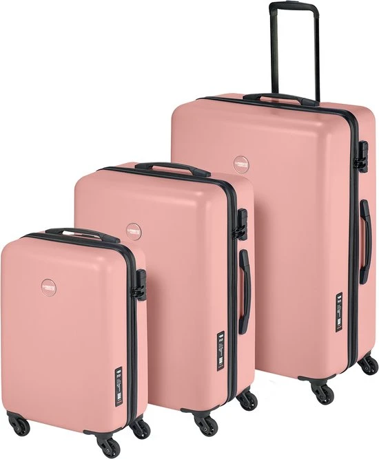 Goedkoop ❤️ Princess Traveller PT01 - ???? Handbagagekoffer - Peony Pink - S - 55cm ⭐ 10 Goedkoop ❤️ Princess Traveller PT01 - ???? Handbagagekoffer - Peony Pink - S - 55cm ⭐ - Afbeelding 8