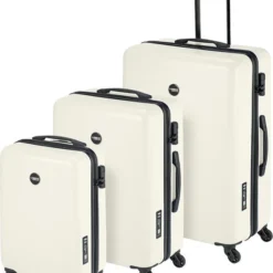 Groothandel ???? Princess Traveller PT01 - ???? Handbagagekoffer - Pearl White - S - 55cm ???? -New Rebels shop 550x667
