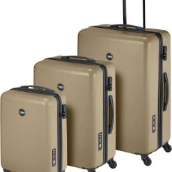 Korting ???? Princess Traveller PT01 - ???? Handbagagekoffer - Pristine Bronze - S - 55cm ⭐ -New Rebels shop 550x667 3