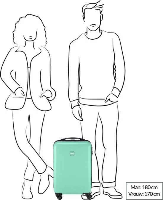 Goedkoop ❤️ Princess Traveller PT01 - ???? Handbagagekoffer - Peony Pink - S - 55cm ⭐ 11 Goedkoop ❤️ Princess Traveller PT01 - ???? Handbagagekoffer - Peony Pink - S - 55cm ⭐ - Afbeelding 9