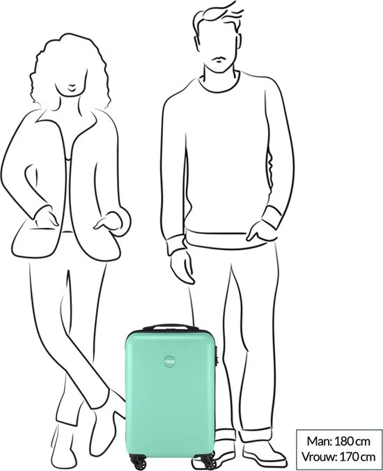 Beste Verkoop ???? Princess Traveller PT01 - ???? Handbagage Koffer - Platinum Navy - S - 55cm ⌛ 11 Beste Verkoop ???? Princess Traveller PT01 - ???? Handbagage Koffer - Platinum Navy - S - 55cm ⌛ - Afbeelding 9