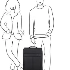 Kopen ???? Decent D-Upright Medium Koffer - 66 Cm Expandable - TSA Slot - Zwart ❤️ -New Rebels shop 550x677 11