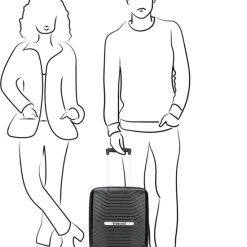 Goedkoopste ???? Decent CROSS-ONE PP ???? Handbagage Trolley 55 Cm - 35 Liter - TSA Slot - Darkgreen ???? -New Rebels shop 550x678 2