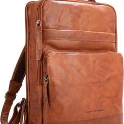 Hete verkoop ???? Spikes & Sparrow Laptoprugzak Bronco Leer - Cognac ???? -New Rebels shop 550x683 5