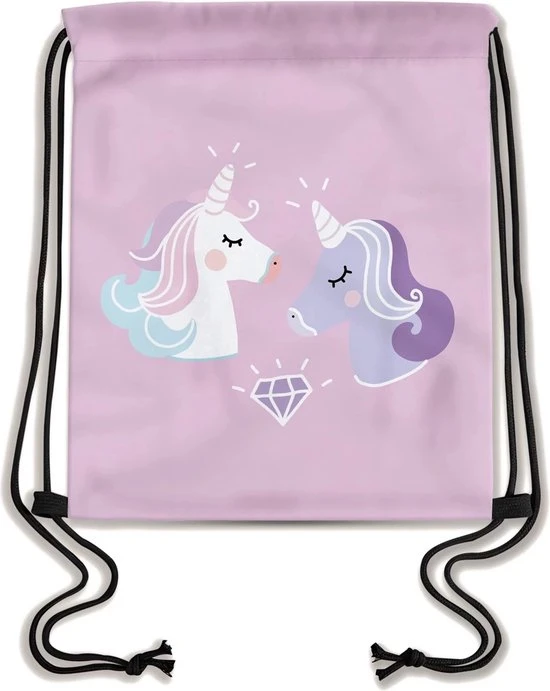 Promo ❤️ Isa's Friends Zwemtas - Gymtas "Friends" - Luxe Rugtas Met Trekkoorden - School Tas - Rugzak ???? 4 Promo ❤️ Isa's Friends Zwemtas - Gymtas "Friends" - Luxe Rugtas Met Trekkoorden - School Tas - Rugzak ???? - Afbeelding 2