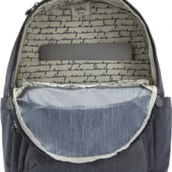 Goedkoopste ???? Kipling Seoul Rugzak - 27 Liter - Active Denim ???? -New Rebels shop 550x691