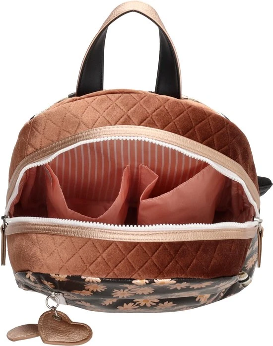 Goedkoop ???? Zebra Trends Zebra Rugzak Flowers Brown Gold Rugtas + Armbandje ✔️ 6 Goedkoop ???? Zebra Trends Zebra Rugzak Flowers Brown Gold Rugtas + Armbandje ✔️ - Afbeelding 4