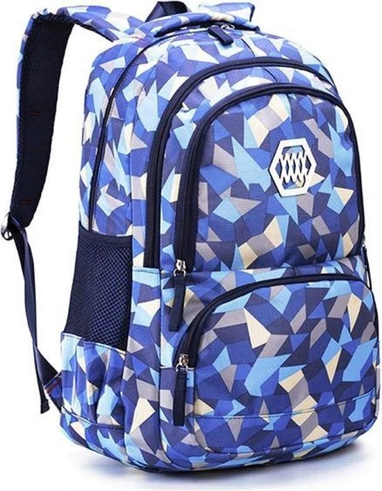 Beste deal ???? Merkloos Rugzak - Blauw - Abstract - Schooltas - Rugzak Kind - Rugtas - Back To School ???? Backpack ???? 3 Beste deal ???? Merkloos Rugzak - Blauw - Abstract - Schooltas - Rugzak Kind - Rugtas - Back To School ???? Backpack ????