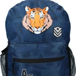 Gloednieuw ???? Skooter Cool Claws - Rugzak - Schooltas Jongen - Blauw - Tijger ????