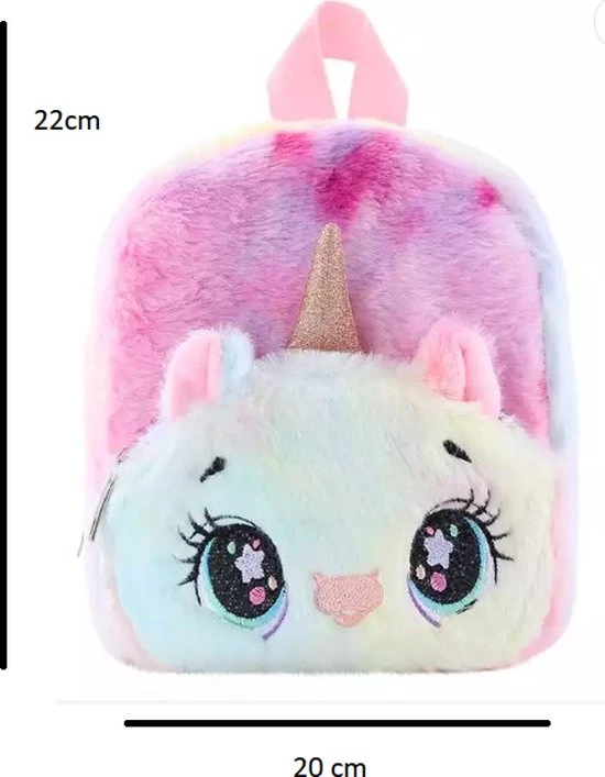 Begroting ???? Manks Collections Ogen Met Staren Pluchen Unicorn Roze Rugzak - Soft Fluffy Unicorn ???? Backpack With Stars Pink - 1-3 Jaar ???? 5 Begroting ???? Manks Collections Ogen Met Staren Pluchen Unicorn Roze Rugzak - Soft Fluffy Unicorn ???? Backpack With Stars Pink - 1-3 Jaar ???? - Afbeelding 3