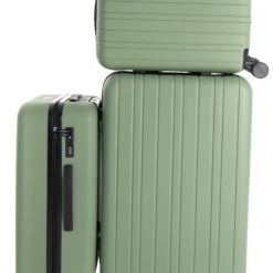 Uitgang ???? AttitudeZ Azur Reiskoffer Medium Olijfgroen 67cm - TSA-slot ✔️ -New Rebels shop 550x720 2