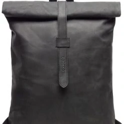 Nieuw ???? Beocca - Leren Rugzak Mavis Zwart - 15" Laptoptas ????