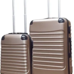 Beste recensies van ✔️ Castillo Quadrant - 2 Delige ABS Kofferset - Champagne ✔️