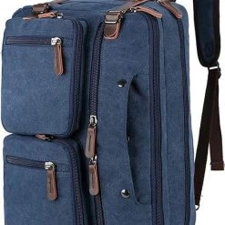 Korting ???? Mainbags Laptoptas - 3in1- 15Inch - Blauw - 15 Vak - Canvas - Leer ✔️ 13 Korting ???? Mainbags Laptoptas - 3in1- 15Inch - Blauw - 15 Vak - Canvas - Leer ✔️ -New Rebels shop 550x746 7