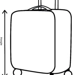 Goedkoop ???? Decent Tranporto-One ???? Handbagage Koffer - 55 Cm - TSA Slot - Dark Blue ❤️ -New Rebels shop 550x749 3