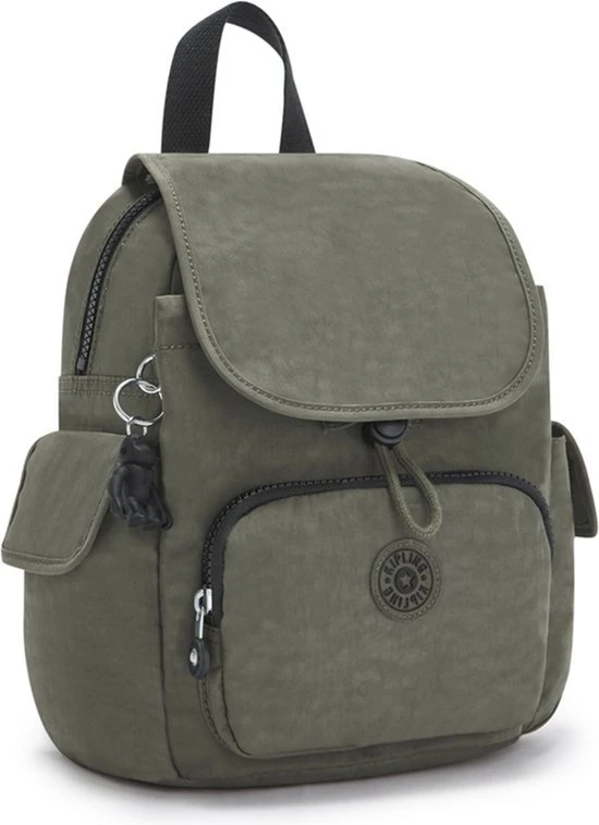 Kopen ???? Kipling City Pack Mini Dames Rugzak - Green Moss ✨ 4 Kopen ???? Kipling City Pack Mini Dames Rugzak - Green Moss ✨ - Afbeelding 2