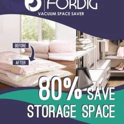 Goedkoopste ???? ForDig - Vacuumzakken - Plastic - Transparant - 110 X 80 Cm ❤️ -New Rebels shop 550x759 6