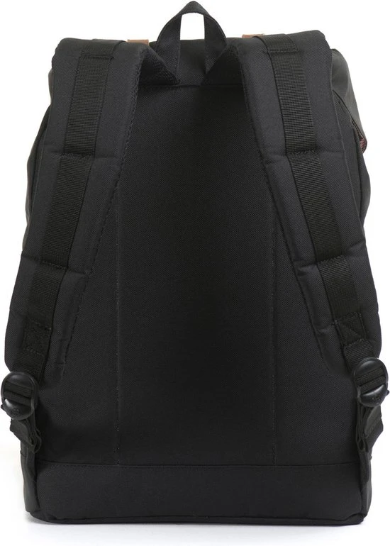 Gloednieuw ❤️ Herschel Retreat - Black/Tan Synthetic Leather / Rugzak Met 15" Fleece Gevoerd Laptopvak - 19.5L Opbergruimte - Magnetische Sluiting / Met Levenslange Fabrieksgarantie / Limited Lifetime Warranty / Zwart ???? 29 Gloednieuw ❤️ Herschel Retreat - Black/Tan Synthetic Leather / Rugzak Met 15" Fleece Gevoerd Laptopvak - 19.5L Opbergruimte - Magnetische Sluiting / Met Levenslange Fabrieksgarantie / Limited Lifetime Warranty / Zwart ???? - Afbeelding 27