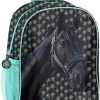 Beste deal ???? Merkloos Paarden Rugzak/rugtas Blauw/zwart Voor Meisjes 28 X 22 X 10 Cm - Friese Paarden Rugzakje/rugtasje - Schooltasjes Voor Peuter En Kleuters ???? -New Rebels shop 550x770 5