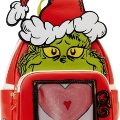 Groothandel ???? Funko Loungefly: Dr. Seuss The Grinch - Lenticular Hart Mini Rugzak ????
