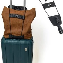 Flash-uitverkoop ⭐ Reismonkey Elastische Kofferriem - Bagageriem Voor Koffer - Bevestigingselastiek Voor ???? Handbagage - Organizer - Zwart - Voor Op Reis - Reisartikelen ????