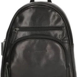 Top 10 ???? Old West Leren Dames Rugzak San Antonio M - Zwart ???? -New Rebels shop 550x801