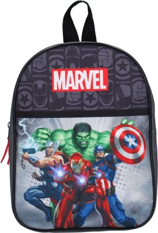 Gloednieuw ???? Marvel Rugzak Avengers Junior 6 Liter Polyester Zwart/rood ???? 8 Gloednieuw ???? Marvel Rugzak Avengers Junior 6 Liter Polyester Zwart/rood ???? - Afbeelding 6