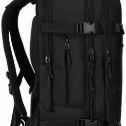 Uitgang ???? Omnistow ???? Handbagage Rugzak - 47x29x20cm - Cabin Approved ???? Backpack - Zwart - 27L - Waterafstotend - Laptopvak ???? -New Rebels shop 550x817 5