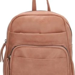 Beste deal ❤️ Enrico Benetti Zoë Dames Rugzak Klein - Kunstleer - Misty Rose ????