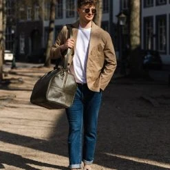 Kopen ???? Negotia Leather NEGOTIA Delta - Leren Weekendtas - Leren Reistas - Duffel Bag - 100% Luxe Top-Grain Leer - Groen ???? -New Rebels shop 550x825 22