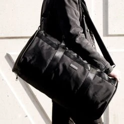 Aanbiedingen ???? Norlander Twill Weekendtas 50L - Rugtas - Met Draagriem - Zwart ✔️ -New Rebels shop 550x825 43