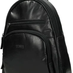 Top 10 ???? Old West Leren Dames Rugzak San Antonio M - Zwart ???? -New Rebels shop 550x831